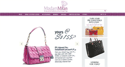 Desktop Screenshot of madammilan.com.sg